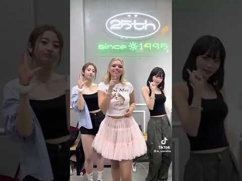 le sserafim with salem ilese unnie🥰 #lesserafim #fearnot #salemilese #txt #ps5 #yunjin