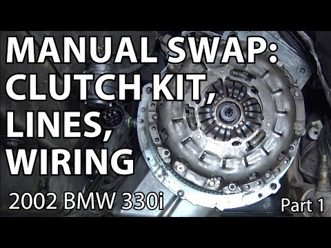 BMW E46 Manual Swap Project: Clutch Kit, Lines, Wiring DIY - Part 1