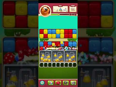 Toon blast Level 2122 1 Hammer 3 stars