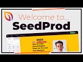 Welcome To SeedProd - #1 Drag & Drop WordPress Website Builder