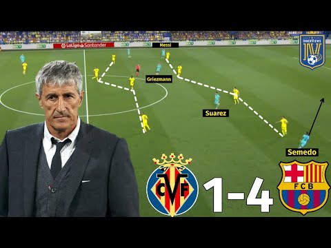 How Setien's 4-3-1-2 Destroyed Villarreal | Villarreal vs Barcelona 1-4 | Tactical Analysis
