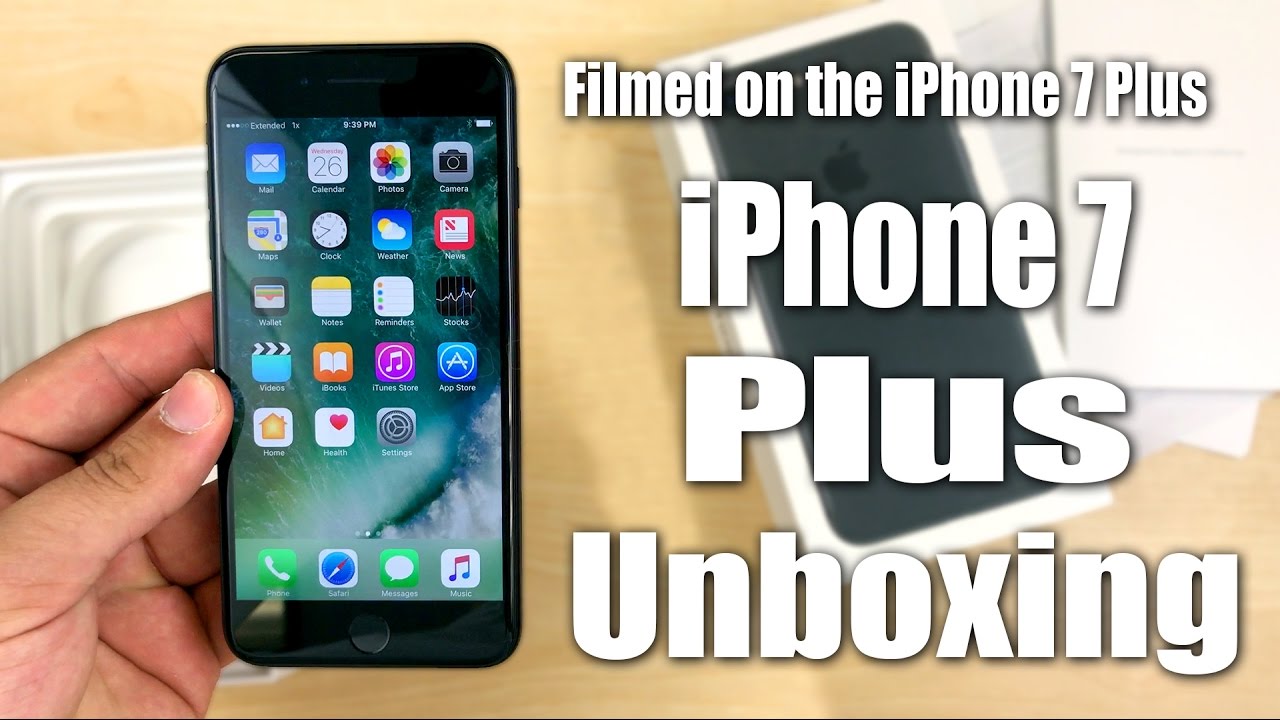 iPhone 7 Plus Unboxing (128GB/Matte Black) Filmed On The iPhone 7 Plus in 4K