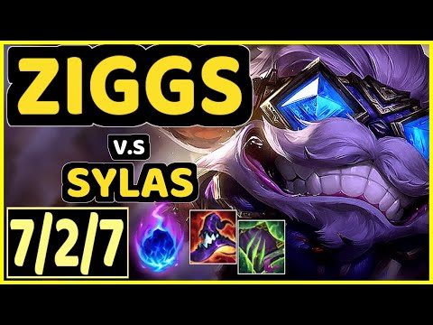 JANKOS (ZIGGS) vs SYLAS - 7/2/7 KDA MID CHALLENGER GAMEPLAY - EUW