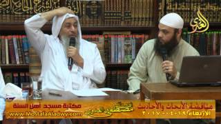 مناقشة الأبحاث والأحاديث بمكتبة مسجد أهل السنة بمنية سمنود 19 04 2017 6