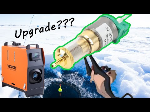 Is this Diesel Heater Fuel Pump Upgrade Worth it? #dieselheater #fuelpump #icefishing #vevor #pump