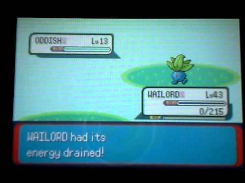 Pomeg Sub Glitch - Wailord absorbed by Oddish