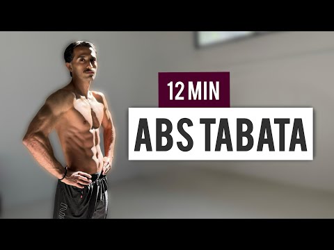 12 MIN TABATA ABS Workout - No Repeat Exercises, Home Workout |  Get A Sixpack