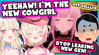 Mococo's spot-on cowgirl impression surprises everyone during an off-collab