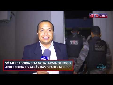 ROTA DO DIA 30 07  Arma de fogo apreendida e 5 prisoÌƒes no HBB