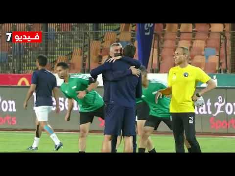 شاهد رمضان صبحي و عبدالله السعيد مع اسامة نبيه قبل لقاء الزمالك وبيراميدز