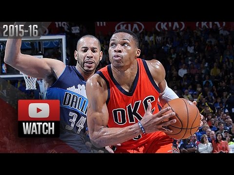 Russell Westbrook Full Highlights vs Mavericks (2015.11.22) - 31 Pts, 11 Ast, CLUTCH!