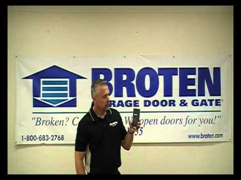 How to code your Broten garage door multi code keypad