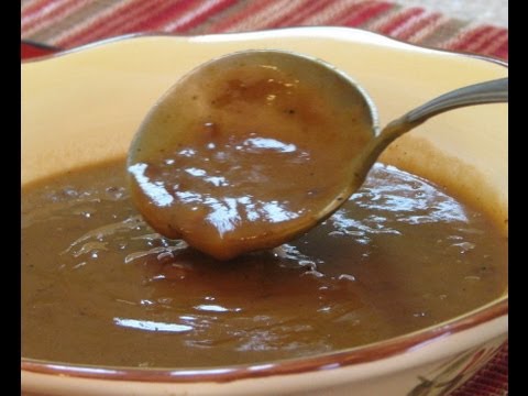 How to make brown onion gravy