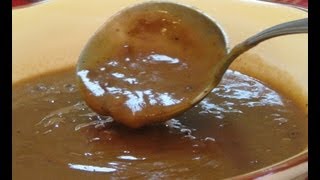 How to make brown onion gravy