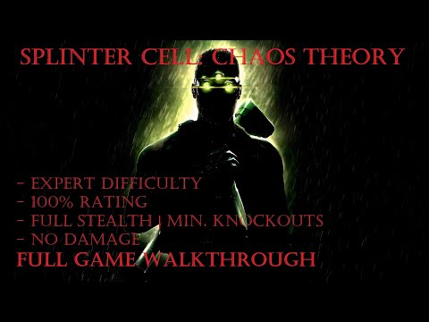 [PC][1440p] Splinter Cell: Chaos Theory (Expert | 100% | Stealth | Min Knockouts) - Full Walkthrough