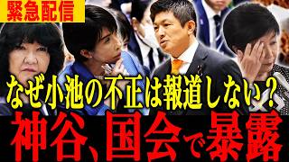 ※国会中継される中、神谷がトンデモナイ暴露…国会騒然…消される前に見て下さい【小池百合子　さとうさおり 消費税 東京都議会本会議】
