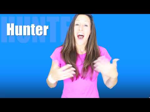 YouTube video about: How do you spell hunter?