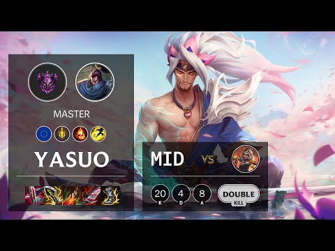 Yasuo Mid vs Qiyana - EUW Master Patch 11.24
