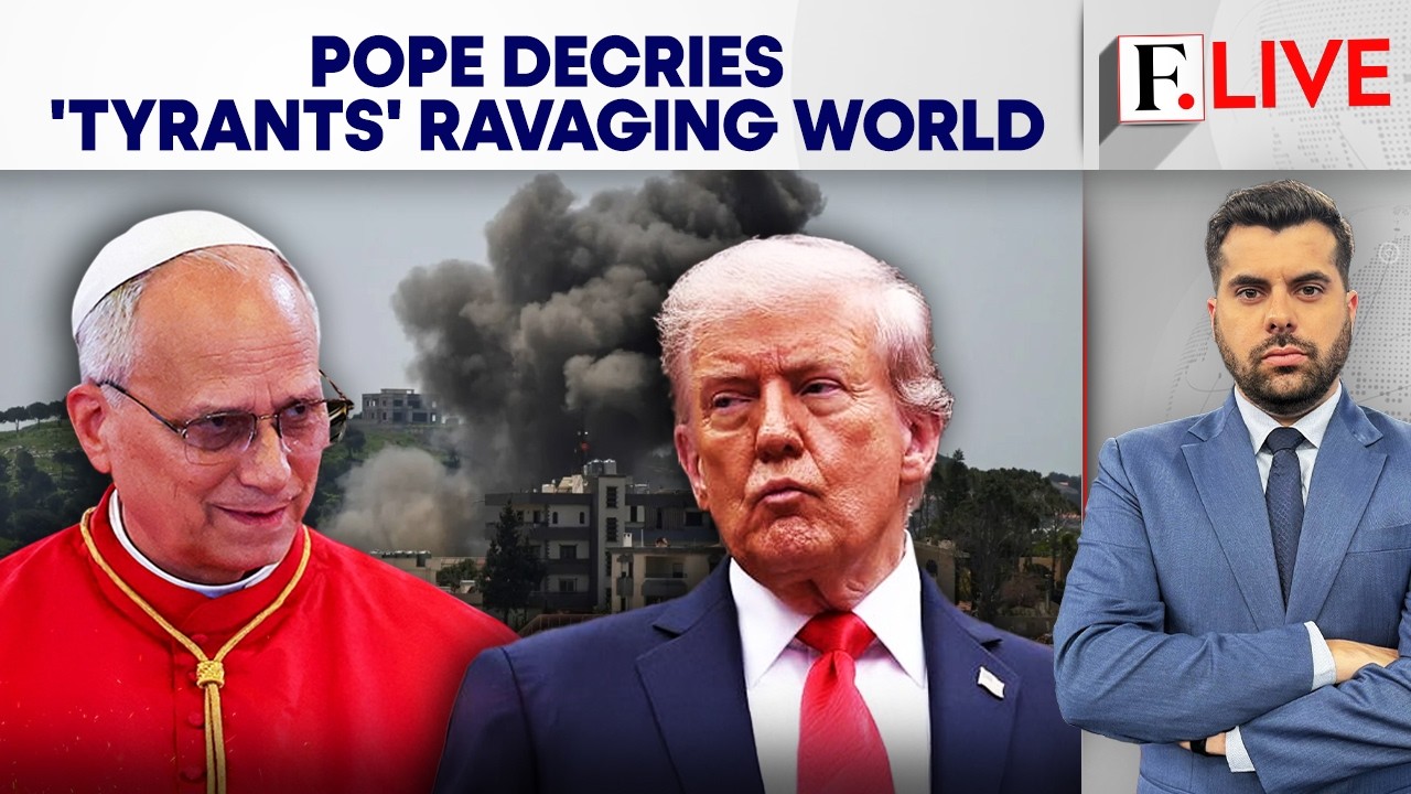 Trump Vs Pope Clash Escalates As Pope Leo Blasts 'Tyrants' Amid Iran Conflict | Firstpost Live