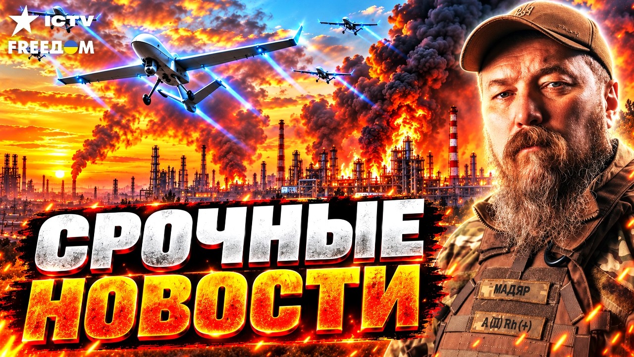 🔥 ПУТИН! «ВЫГЛЯНИ В ОКНО КРЕМЛЯ!» Московский НПЗ взлетел на воздух! В Капотн?