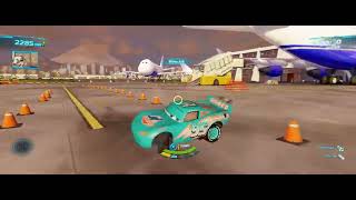 Cars 2 The Video Game (Arcade) Dinoco Lightning McQueen in all the Hunter modes on Hard Mode