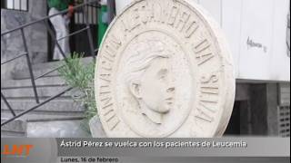 &Aacute;strid P&eacute;rez se vuelca con los pacientes de Leucemia