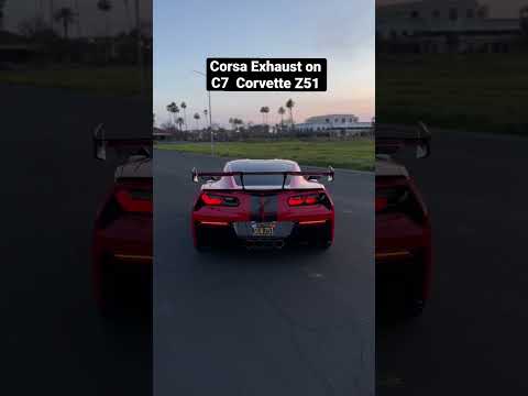 C7 Corvette Revs!! with Corsa Axel-Backs! \ud83d\udd0a #carcommunity #c7 #corvette #corsa #shorts