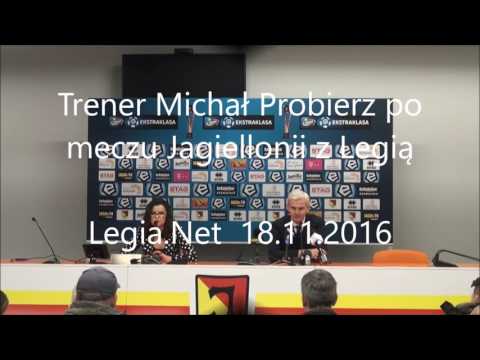 Trenerzy Magiera i Probierz po meczu Jagiellonii z Legią