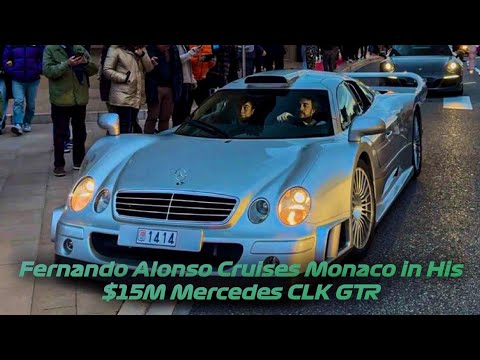 Fernando Alonso Cruises Monaco in His $15M Mercedes CLK GTR 