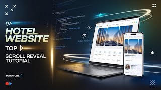 Stunning Hotel Website Design with ScrollReveal | HTML CSS JavaScript Tutorial