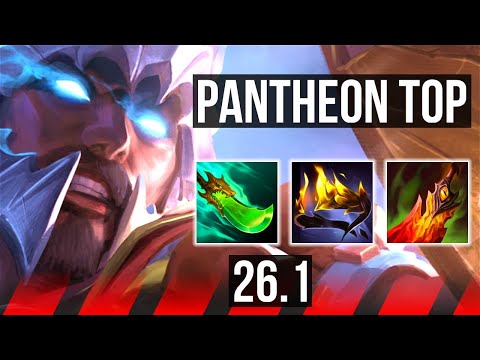 PANTHEON vs URGOT (TOP) | Good KDA: 12/2/6 | EUW Master | 26.1