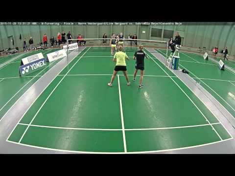 HBK - M-Turnering - Finale - DD - Nanna Vestergaard/Line Nørgaard vs. Gabriella Bøje/Alexandra Bøje