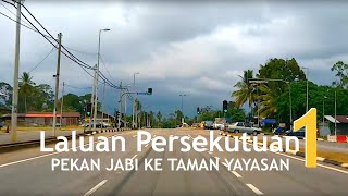 preview picture of video 'Laluan Pekan Jabi dan Taman Yayasan, Segamat.'