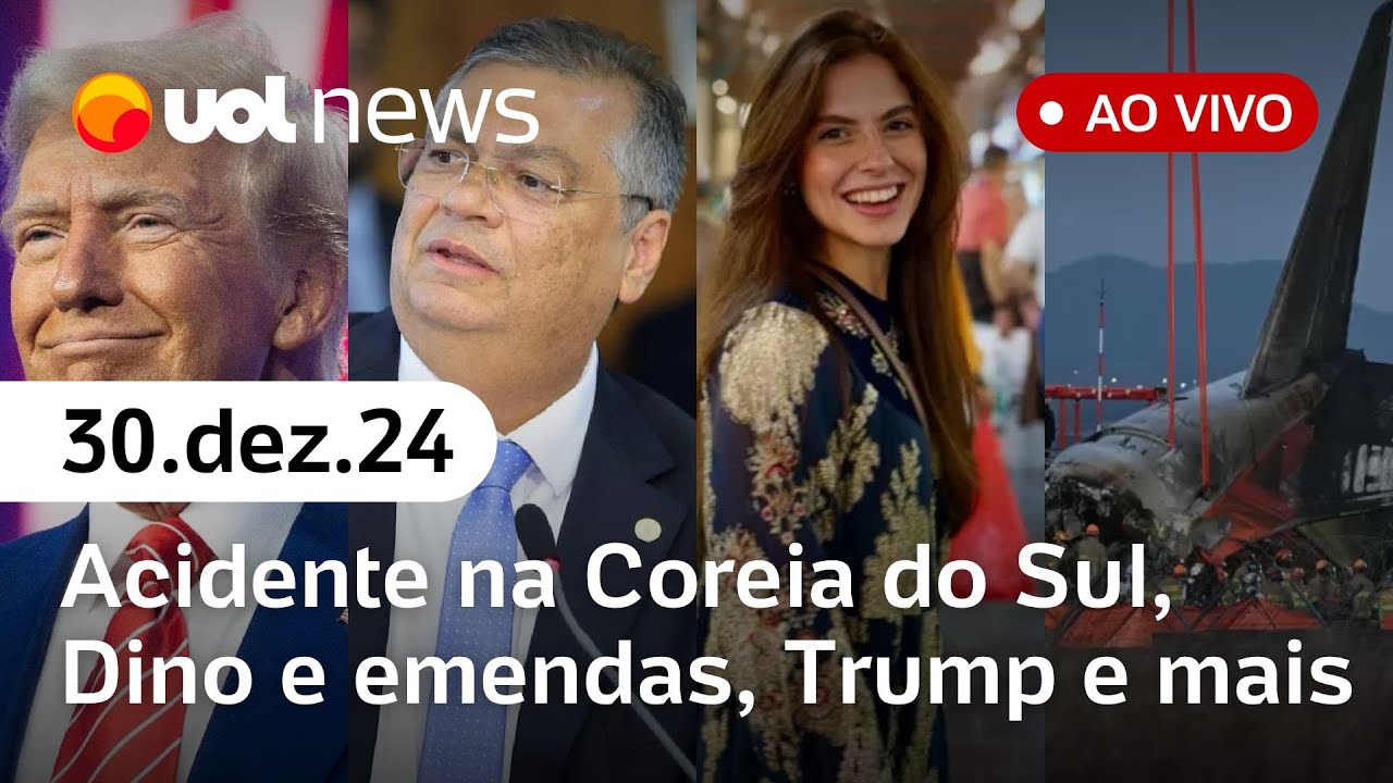 Acidente com avião na Coreia do Sul, brasileira morre na Tailândia, Dino, Jimmy Carter e+ | UOL News