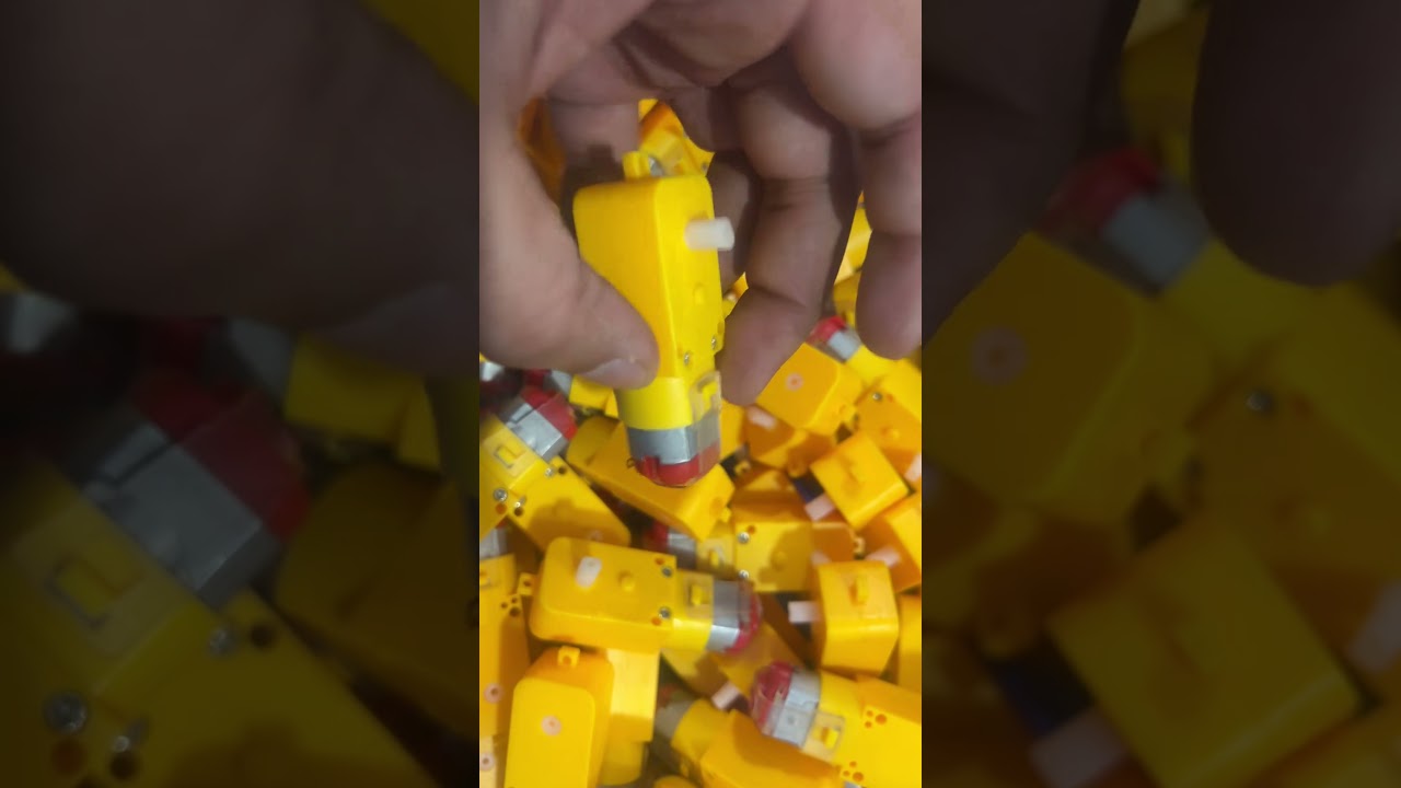 100 RPM 3-6V TT Dual Shaft DC Yellow BO Gear Motor Video Thumbnail