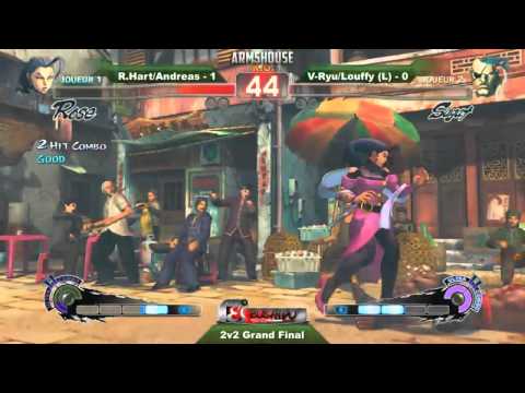 V-Ryu & Luffy vs Ryan Hart & Andreas - GRAND FINAL Bushido Impact 2v2 SSF4