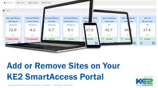 Add or Remove a Site on Your KE2 SmartAccess Portal - Video 155; FAQ Refrigeration Monitor & Control