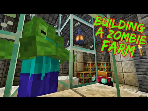 Game Craft GCC - Minecraft Enchantments and Zombie Farm Build Episode 3 (Building A Mob Farm)