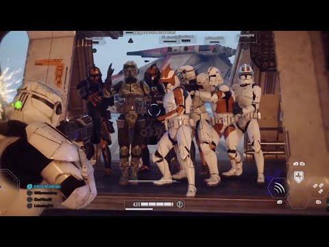 The 212th TikTok Battalion Storms Naboo (Using Team Tactics In Battlefront 2)