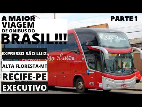 Projeto Nordeste Parte 2 -  A Maior Viagem de Onibus do Brasil!!! ( Alta Floresta-MT x Recife-PE )