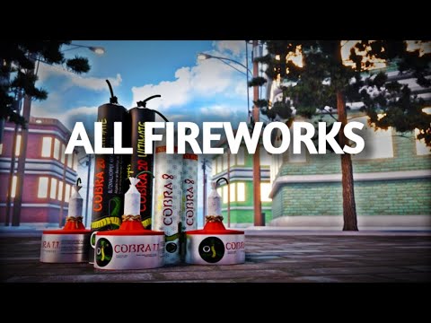 ROBLOX Pyro Playground - ALL FIREWORKS