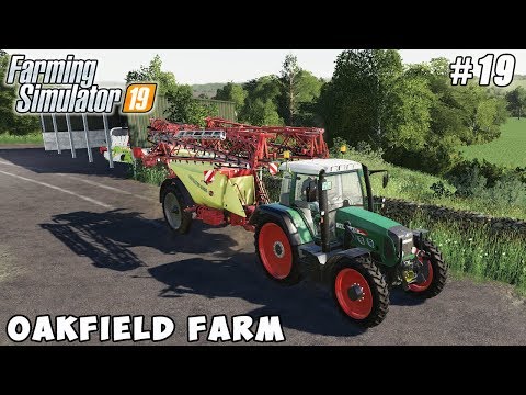 Spraying herbicide, handling greenhouses | Oakfield Farm | Farming simulator 19 | Timelapse #19