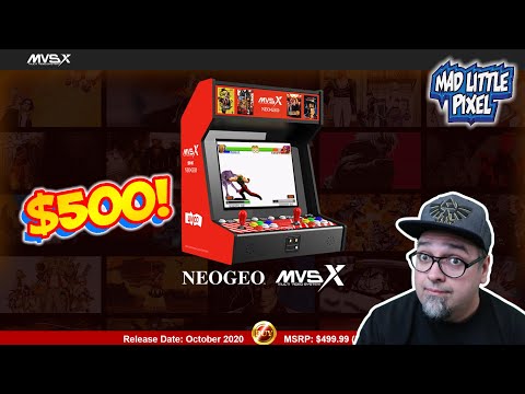The Unico Neo Geo MVS-X 2 Player Arcade Bartop & Riser Announced! $500!!