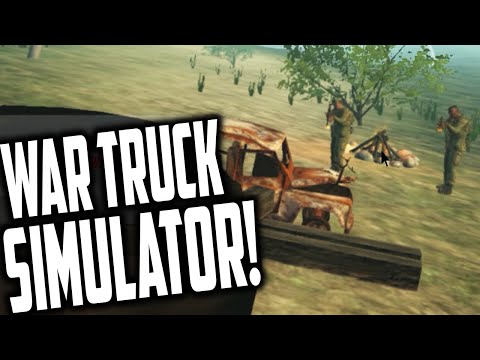 War Truck Simulator - TERRORISTS, MINES, SMART TREES (Gameplay)