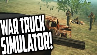 War Truck Simulator - TERRORISTS, MINES, SMART TREES (Gameplay)