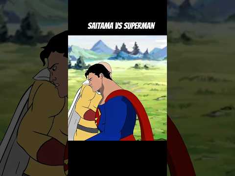 Saitama V/S Superman "One Punch or One Hope? The Ultimate Showdown!"⚡🥊 #SaitamaVsSuperman #DC #edit