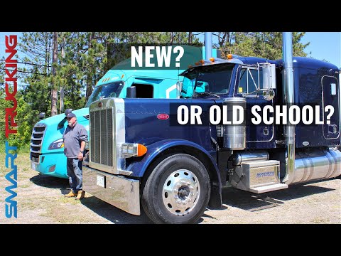 AN OLD SCHOOL TRUCK VS 2022 FREIGHTLINER CASCADIA:  A COMPARISON OF THE DRIVING EXPERIENCE!