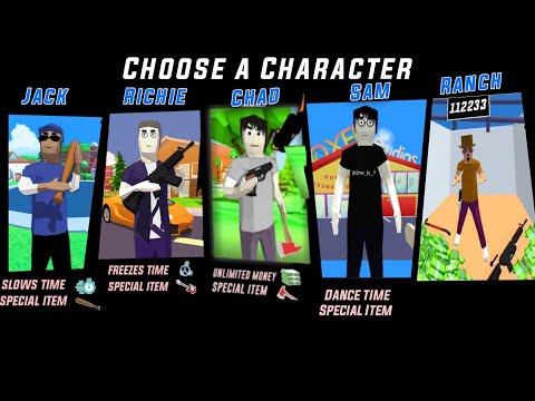 How to Unlock ALL Characters Richie CHAD & Ranch  in Dude Theft Wars (NEW UPDATE