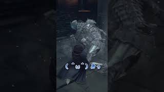 【ダクソ3/steam】聖職者 vs 冷たい谷の外征騎士 #shorts
