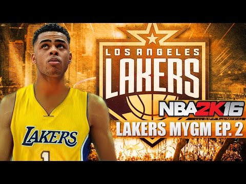 NBA2K16 MyGM Los Angeles Lakers EP. #2: Time For A Trade?